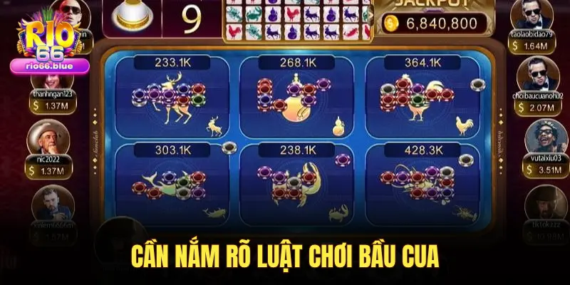 Bầu cua Rio66: Hướng dẫn chơi và mẹo dự đoán chính xác 2 CẦN NẮM RÕ LUẬT CHƠI BẦU CUA