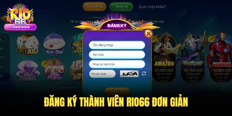 ĐĂNG KÝ THÀNH VIÊN RIO66 ĐƠN GIẢN